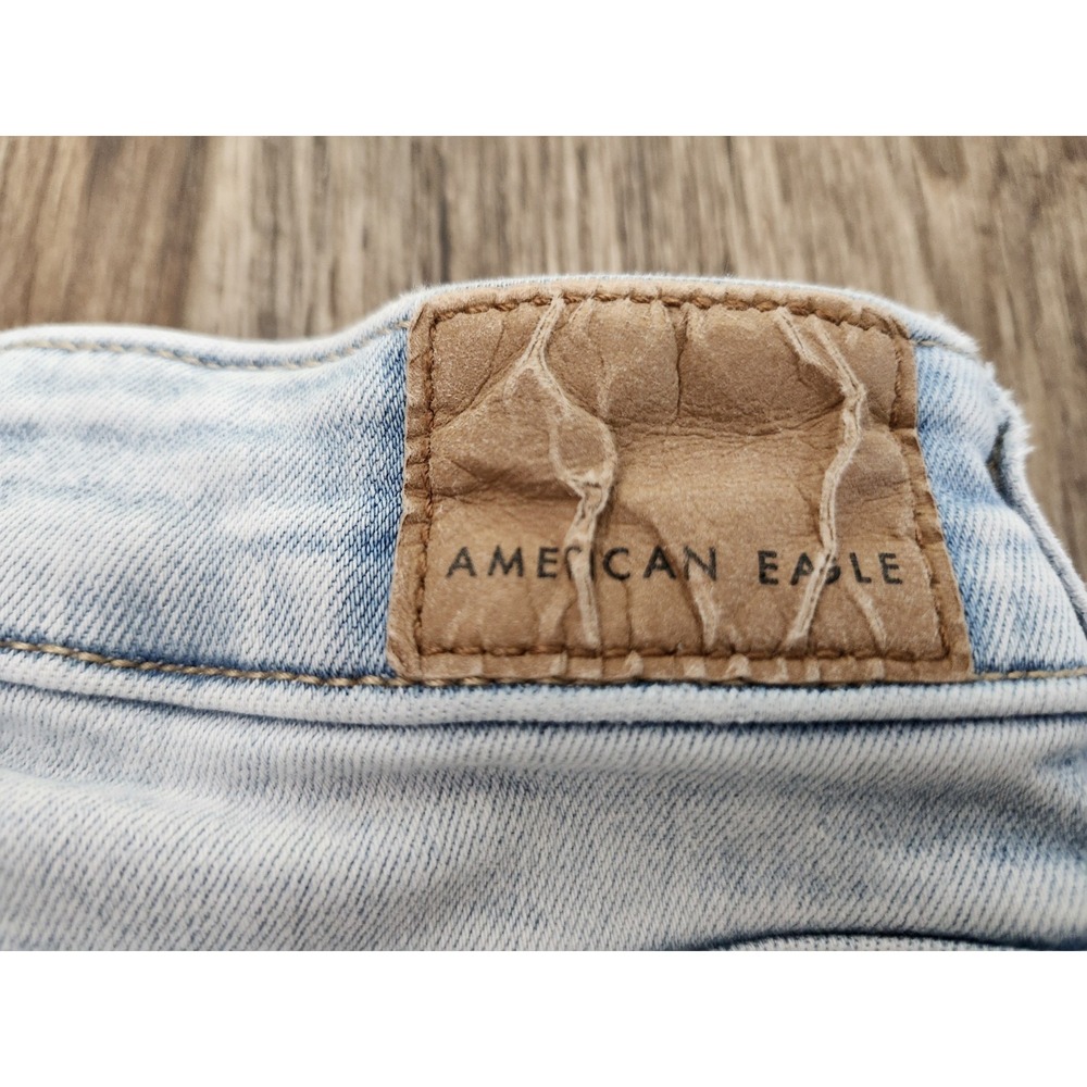 American Eagle Jeans Next Level Stretch 26 x 26 Jegging Distressed Destroyed - Picture 16 of 16